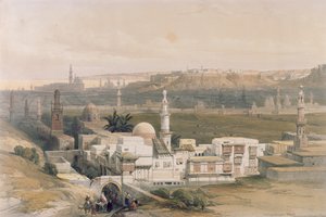 Kairo fra Citizenib-porten, ser mot Suez-ørkenen, fra Egypt og Nubia, Vol.3